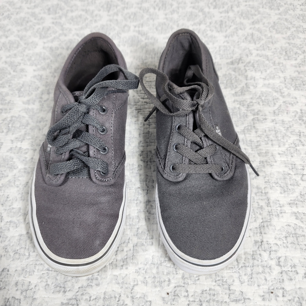 Kid's Grey Vans Off the Wall Canvas Shoes Size 3
